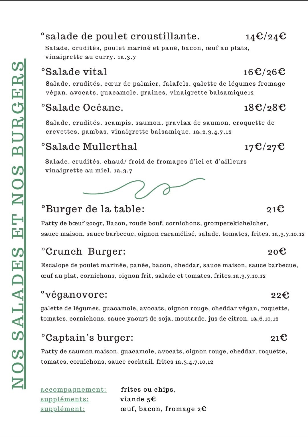 Menu Page 5