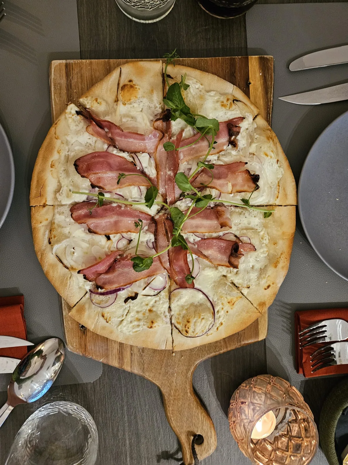 Tarte flambée à partager